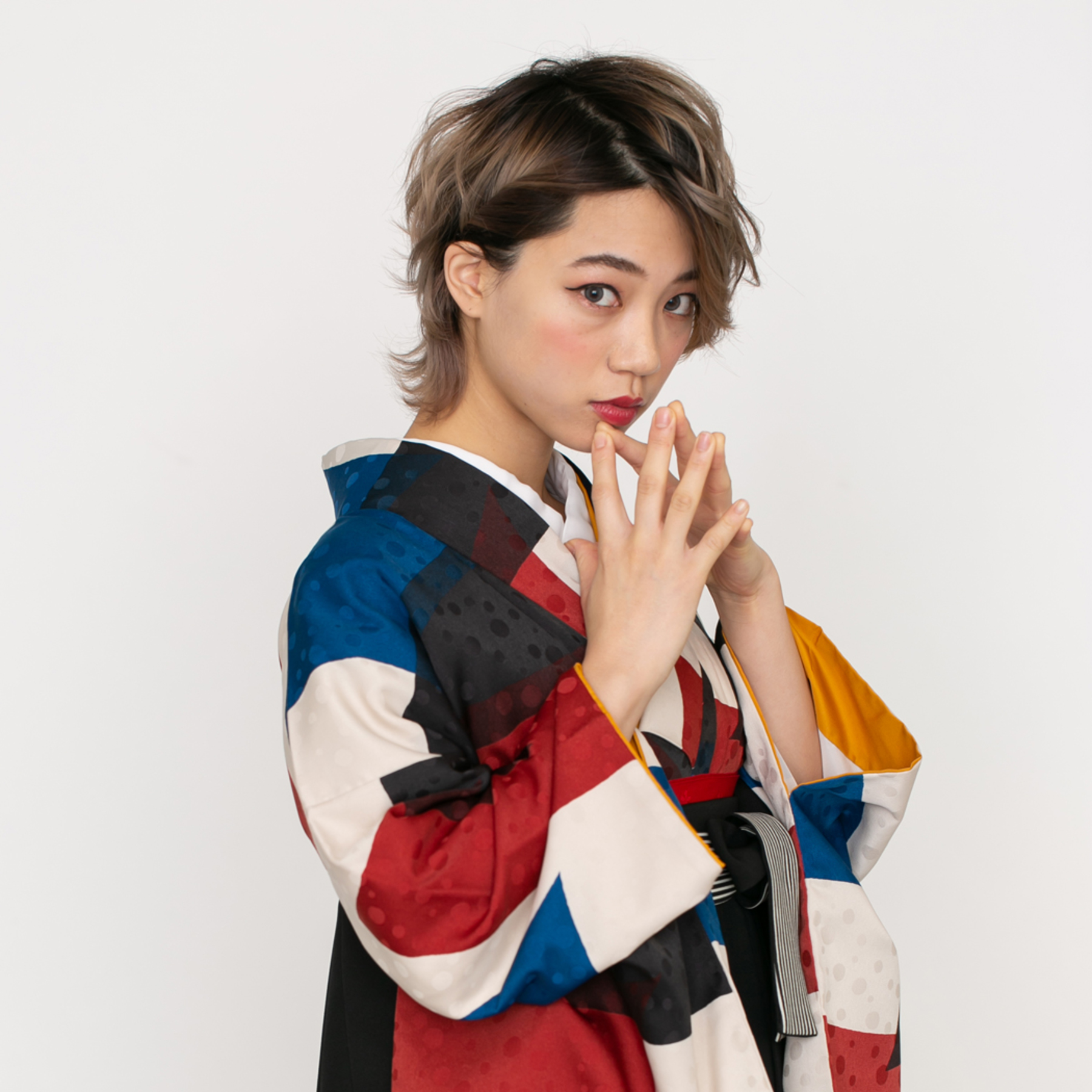 フラッグ/トリコロール（袴：紐裏ストライプ／黒） | 【公式】モダン