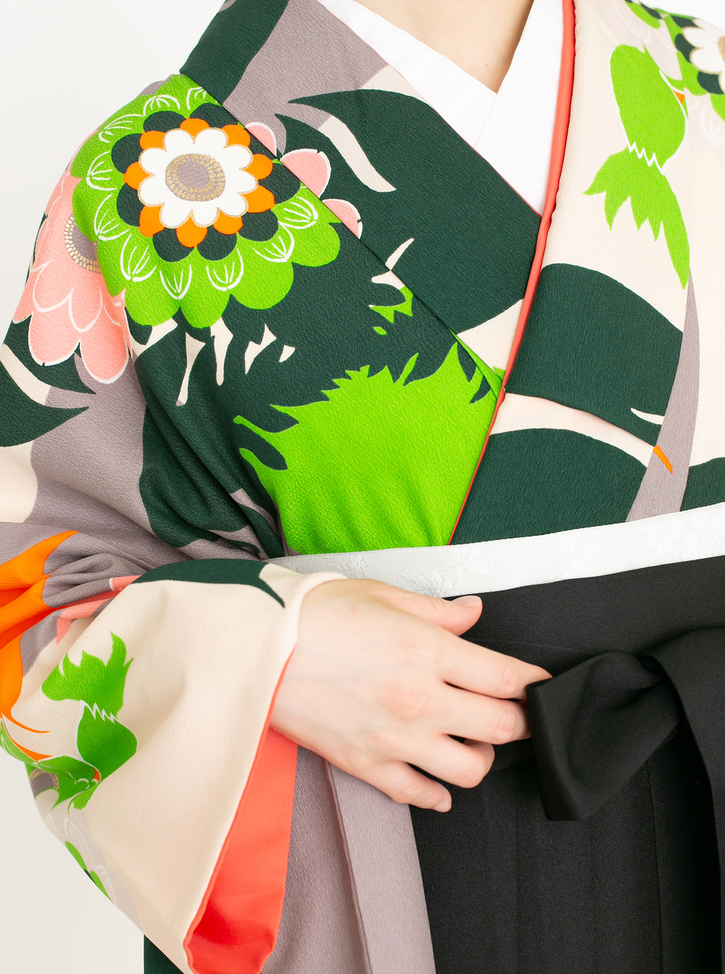 タンポポ／オレンジ（袴：2way袴／黒） | 【公式】モダンアンテナの